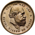 C206. Holandia, 10 guldenów 1877, Wilhelm, st 2+