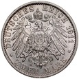 D279. Niemcy, 2 marki 1911, Prusy, st 2+