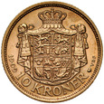 C67. Dania, 10 koron 1909, Fryderyk VIII, st 2