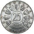 D228. Austria, 25 szylingów 1960, Volksstimmung, st 1-