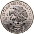 D94. Meksyk, 25 pesos 1968, Tańczący Aztek, st 2