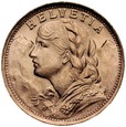 A250. Szwajcaria, 20 franków 1935 B, Heidi, st 1