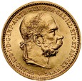 B18. Austria, 10 koron 1905, Franz Josef, st 1-