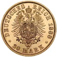 B88. Niemcy, 20 marek 1888 A, Wilhelm II, st 1- Prooflike