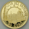 D39. Watykan, 50 euro 2015 , Franciszek, st L-