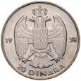 D116. Jugosławia, 20 dinarów 1938, Piotr II, st 3-2