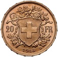 C64. Szwajcaria, 20 franków 1913, Heidi, st 1-