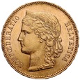 C35. Szwajcaria, 20 franków 1892, Heidi, st 2