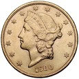 C317. USA, 20 dolarów 1900, Liberty, st 2