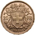 A105. Szwajcaria, 20 franków 1903, Heidi, st 2