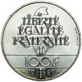 C354. Francja, 100 franków 1987, La Fayette, st1-