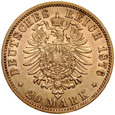 C68.  Niemcy, 20 marek 1876 A, Prusy, st 3-2