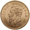 B83. Włochy, 10 lirów 1863, Don Vitto, st 1