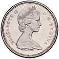 D242. Kanada, 25 centów 1968, ELZBIETA, ST 1