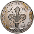 C272. Węgry, 500 forintów 1992, Karol Robert, st 1-