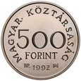 C272. Węgry, 500 forintów 1992, Karol Robert, st 1-