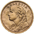 B78. Szwajcaria, 20 franków 1949, Heidi, st 1