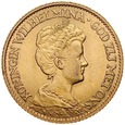 D18. Holandia, 10 guldenów 1912, Wilhelmina, st 1-