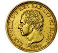 D128. Sardynia, 80 lirów 1826, Carl Felix, st 2-