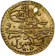B2. Turcja, Zeri Mahbub AH1203/11 (1799), Selim III, dziura!
