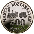 D345. Węgry, 500 forintów 1991, Istvan Szechenyi, st L