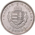 C168. Węgry, 2 pengo 1935, Rakoczi, st 1