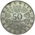 C131. Austria, 50 szylingów 1970, Uniwerssytet  Innsbruck, st 1-