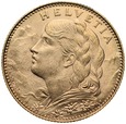 D84 Szwajcaria, 10 franków 1922, Heidi, st 1