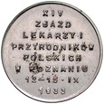 B285. Medal, XIV zjazd lekarzy i przyrodników w Poznaniu 1938, st 2