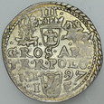 C192. Trojak koronny 1597, Zyg III, st 3+