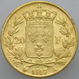 B77. Francja, 20 franków 1851 A, Republika, st 2+