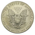 C318. USA, Dolar 1996, Statua, st 1-, uncja srebra