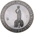 D173. Hiszpania, 2000 pesetas 1990, Olimpiada, st L-