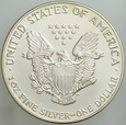 C277. USA, Dolar 1992, Statua, st 1-, uncja srebra
