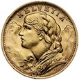 D34. Szwajcaria, 20 franków 1935 B, Heidi, st 1-