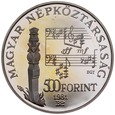 C300. Węgry, 500 forintów 1981, Bela Bartok, st L-