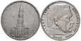 E359. Niemcy, 5 marek 1935-36,  Hindenburg, 2 sztuki