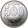 A91. Węgry, 500 forintów 1988, Footbol, Siatka, st 1