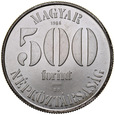 C273. Węgry, 500 forintów 1988, Footbol, Siatka, st 1-