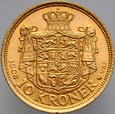 B14. Dania, 10 koron 1908, Fryderyk, st 1