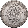 A76. Niemcy, 5 marek 1876 B, Prusy, st 3