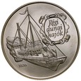D326. Węgry, 500 forintów 1993, Statek Arpad, st 1