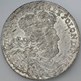 B132. Ort sasko-polski 1755 EC, Aug III, st 3-2