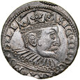D395. Zygmunt III 1587-1632, Trojak 1597, Ryga.