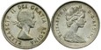 Kanada, 25 centów ok 1960, Elzbieta, st 3, 18 sztuk