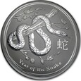 Australia, 30 dolarów 2012, Year of Snake 1 kg Ag, Lunar