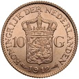 B16. Holandia, 10 guldenów 1912, Wilhelmina, st 1