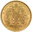 D12. Austria, 10 koron 1912, Franz Josef, st 1 NB