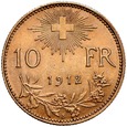 D76. Szwajcaria, 10 franków 1912, Heidi, st 2
