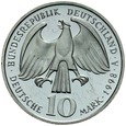 Niemcy, 10 marek, BRD st 2+, 10 szt, junk silver